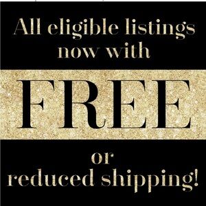 Gold and Black Promotional Sign
